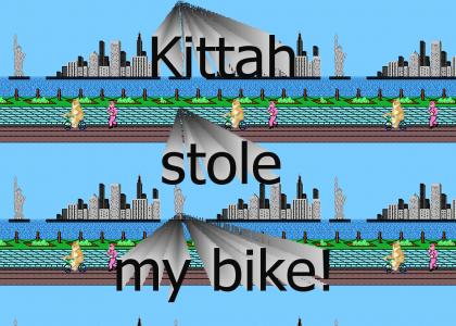 Kittah stole my bike
