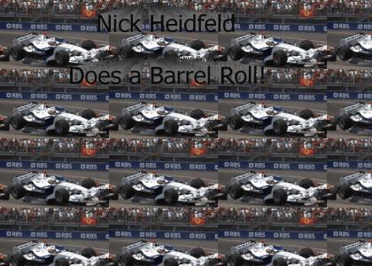 Nick Heidfeld Does a Barrel Roll! (USGP 2006)