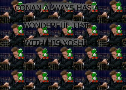Conan owns a Yoshi