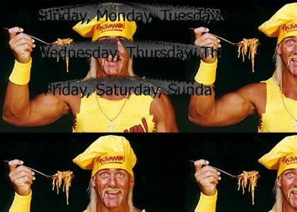 Hogan Knows The Days of the Week Best!