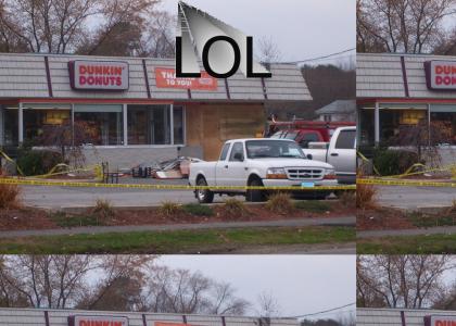 Dunkin Donuts Has a Special Message to All Customers who try to wreck their place!