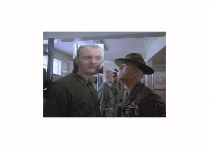 Mojo meets Gunnery Sgt. Hartman