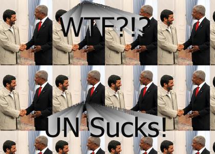 UN talks tough to Iran