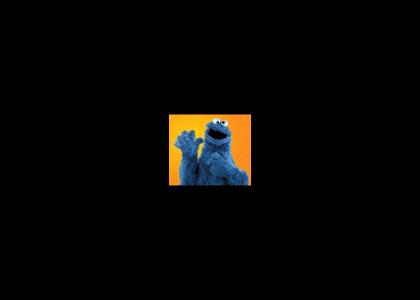 Cookie Monster doesn't change facial expressions (first edition)