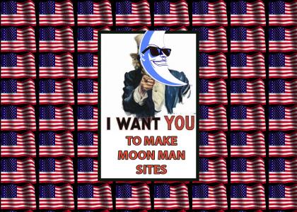 Moon Man loves the USA