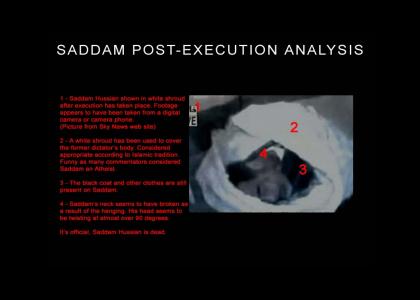 Saddam Hussian Post-Execution Analysis