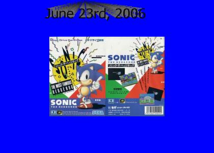 Final Countdown to Sonic the Hedgehog 15th Anniversery