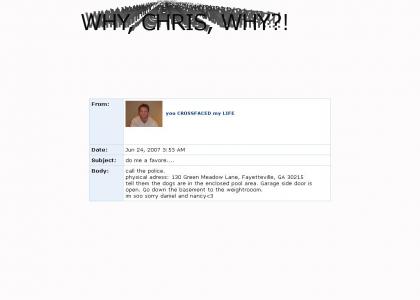 Benoit Myspace Suicide