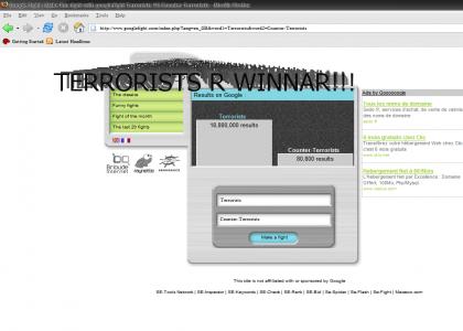 Google: Terrorists win!