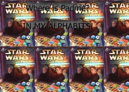 Padme is in my Alphabits!