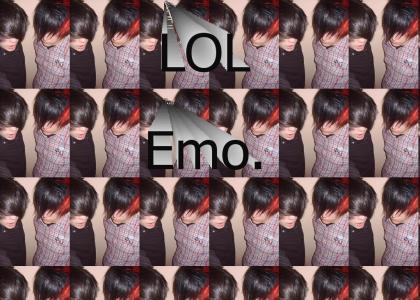 emos are idiots, hahahahaha
