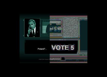 Solid Snake forgot to vote 5