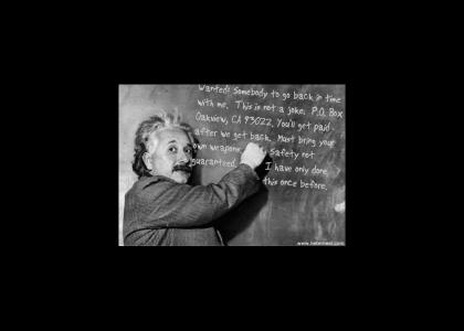 Einstein says Safety Not Guaranteed