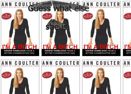 Ann Coulter Is a Writer!