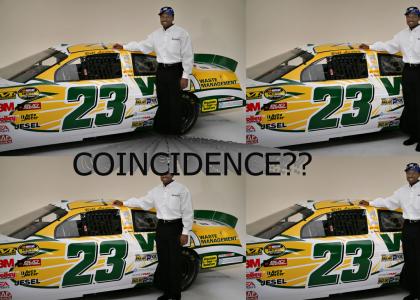 NASCAR believes blacks = trash men