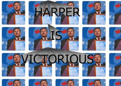 HARPER IS VICTORIOUS