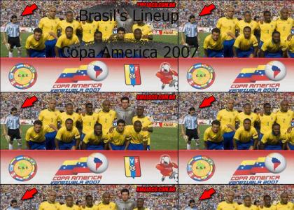 Brasil's 12 man team!