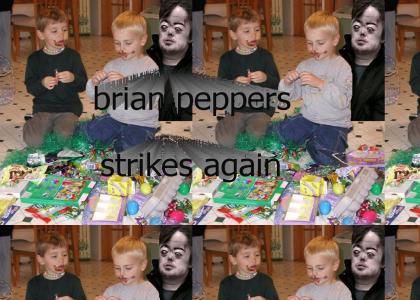 brian peppers lures kids in with candy