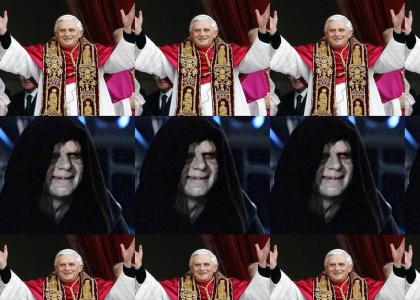 Pope old guy is in STAR WARS!!!