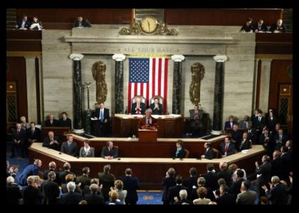 Clark Griswold addresses congress
