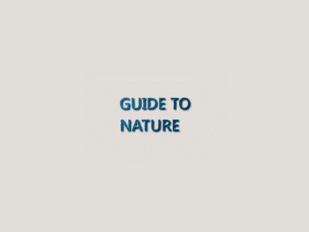 guidetonature