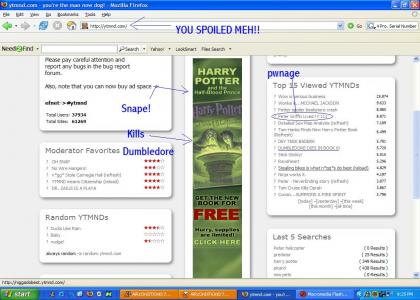 YTMND spoils 6th Harry Potter book YTMND spoils 6th Harry Potter book