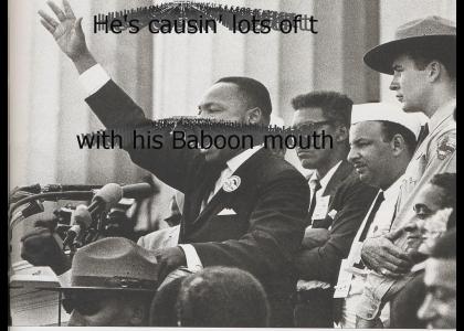 Nigger hatin me MLK
