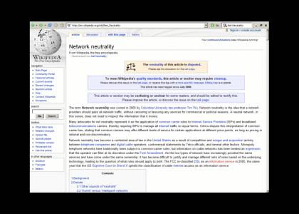 Net Neutrality Wiki + Ted Stevens = ?