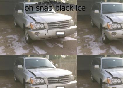 ahh watch out for black ice