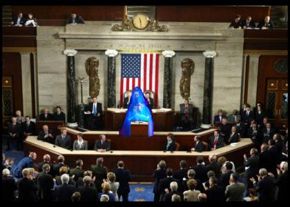 The Bride addresses Congress