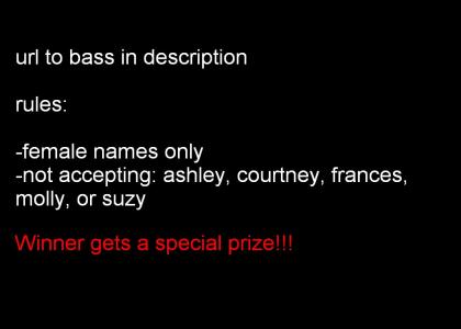 name my bass contest!!!