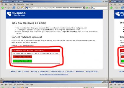 Are you a bad enough dude to cancel your myspace account?