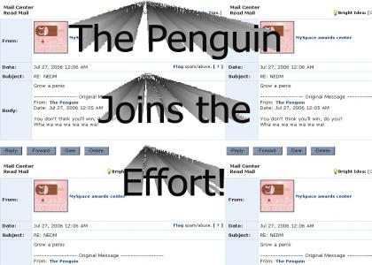 The Penguin Hates Myspace!