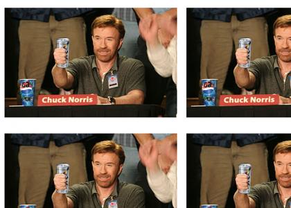 Chuck Drinks Gay Fuel!