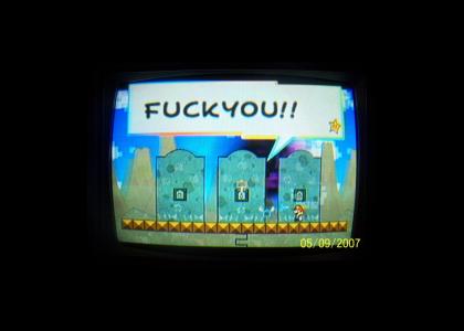 Angry Super Paper Mario