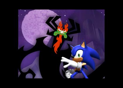 Sonic gives Aku advice!