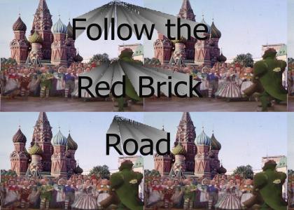 Follow the red brick road