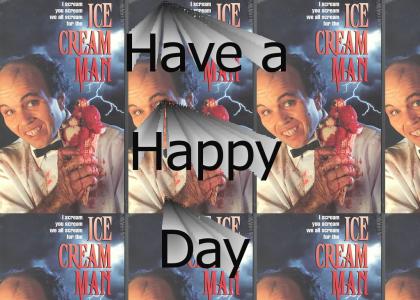 Clint Howard has a happy day