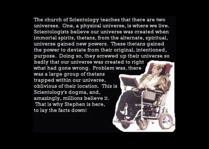 Stephen Hawking Takes On Scientology! (UPDATE)