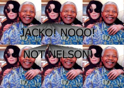 NELSON MANDELA! HE'S BEHIND YOU!