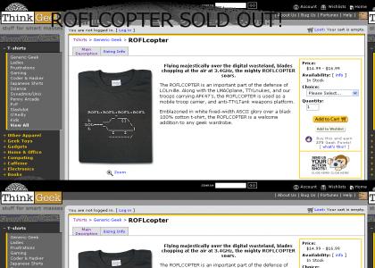 My ROFL Copter goes...on sale?
