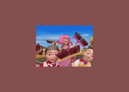 The Lazytown Super Awesome Janitor Crew