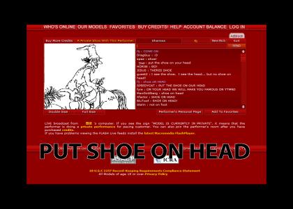 Shel Silverstein's Shoe on Head