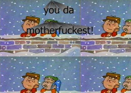 linus tells charlie brown the truth