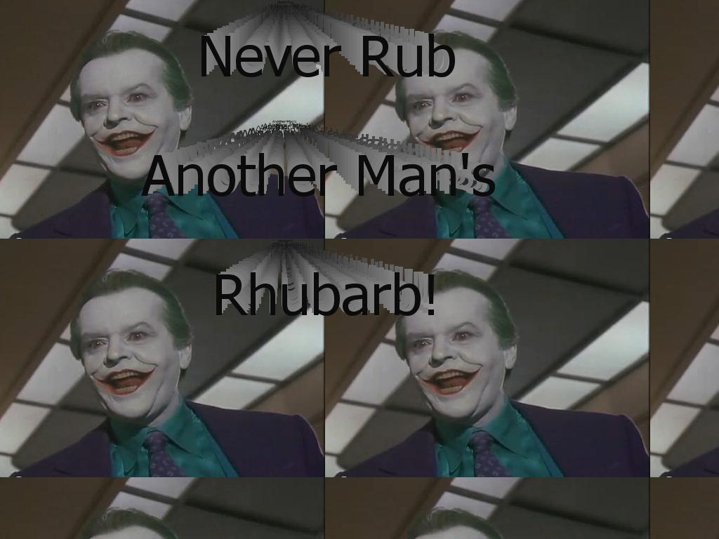 neverrubanothermansrhubarb