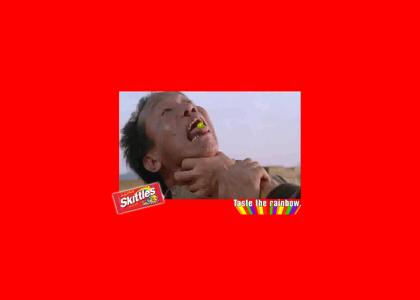 Van Damme Wants His Skittles Back!