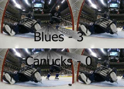 Canucks lose to Blue again