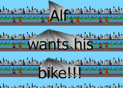 Nigga stole ALFs bike!!!