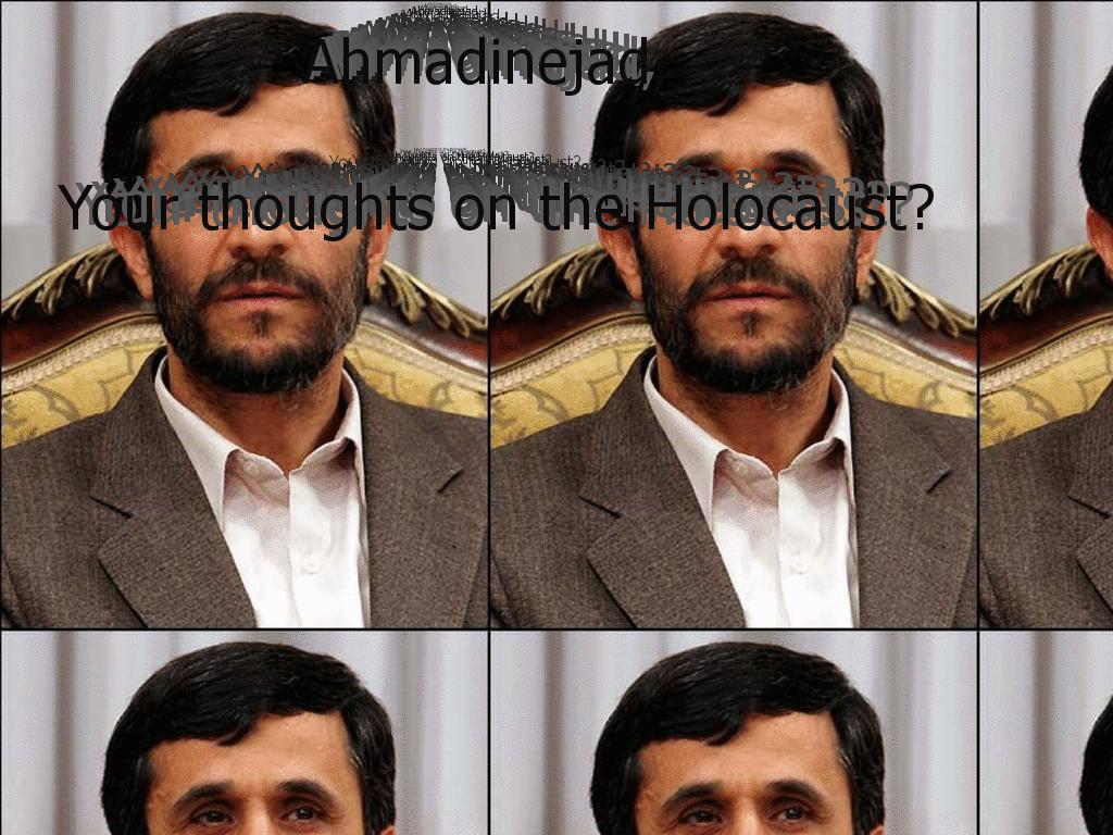 AhmadinejadHolocaust