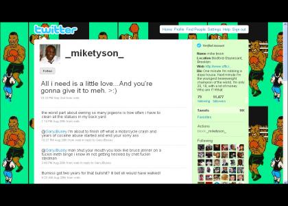 Mike Tyson is on Twitter?